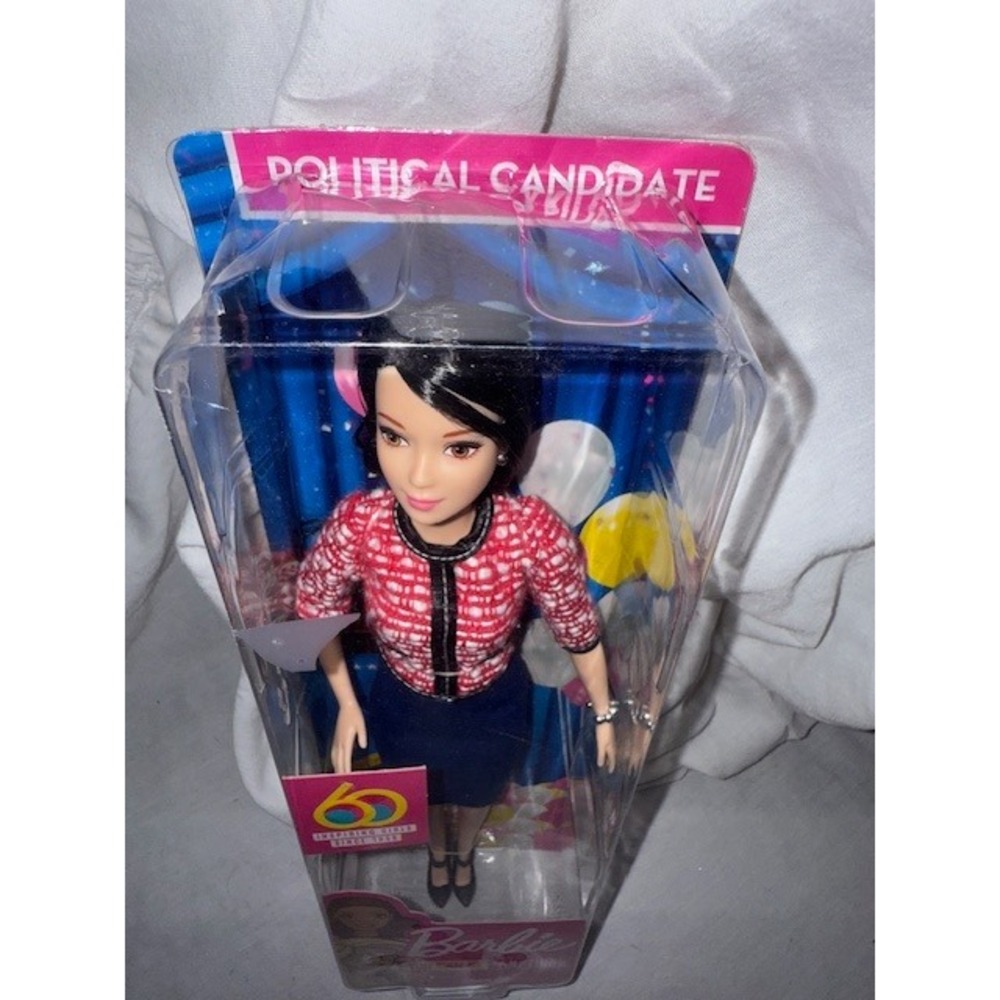 Barbie Political Candidate Doll Inspiring Women 60th Anniversary NIB - Picture 2 of 4